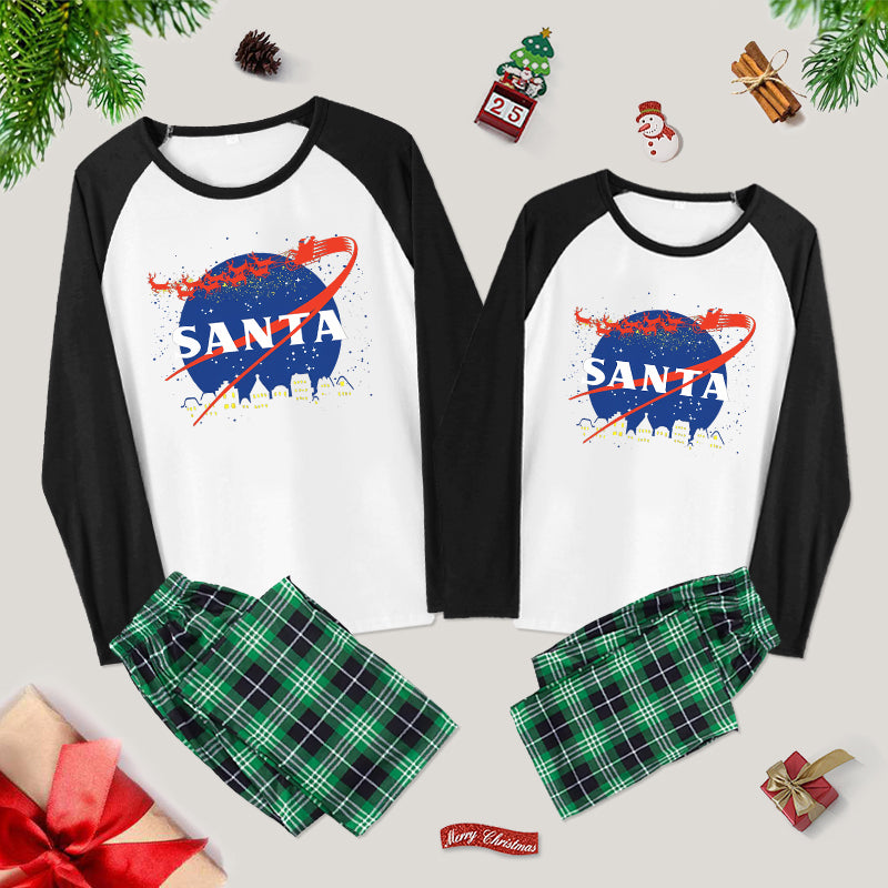 Santa Space Family Christmas Pajama Sets