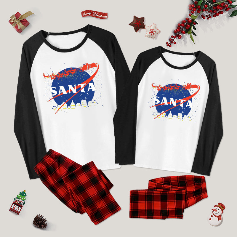 Santa Space Family Christmas Pajama Sets