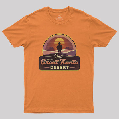 Visit Great Kanto Desert Nerd T-Shirt