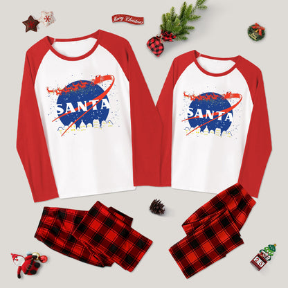 Santa Space Family Christmas Pajama Sets