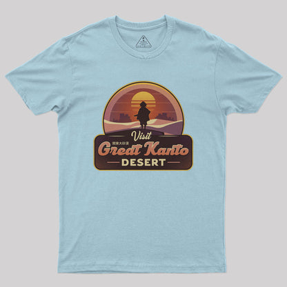 Visit Great Kanto Desert Nerd T-Shirt