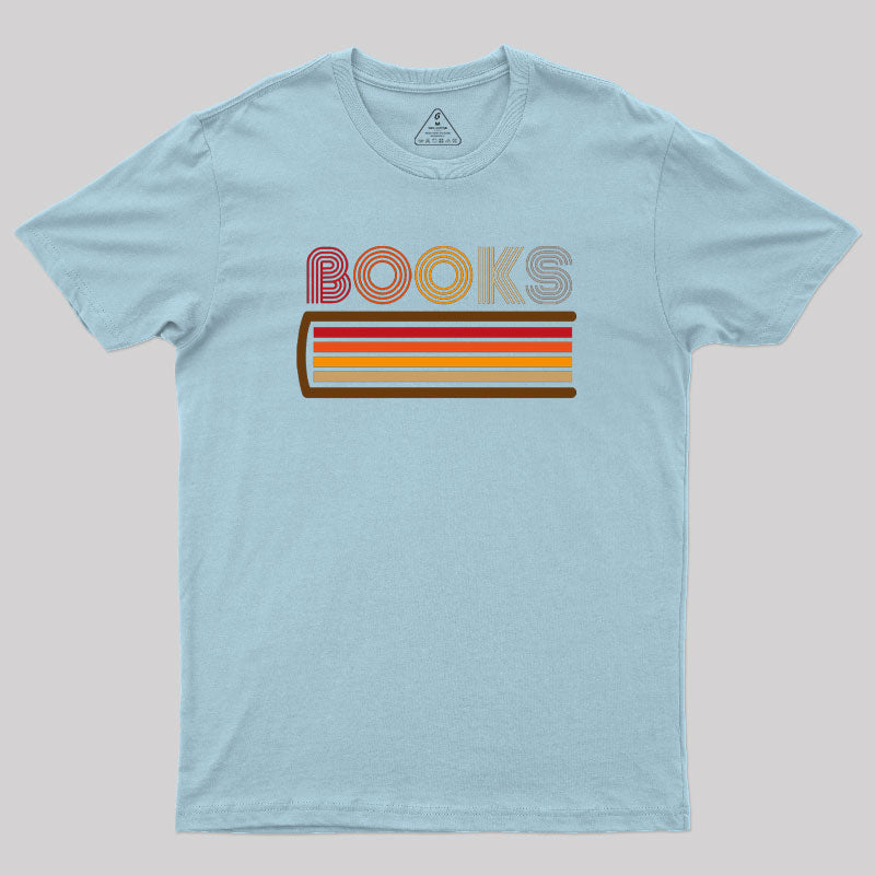 Retro Books Geek T-Shirt