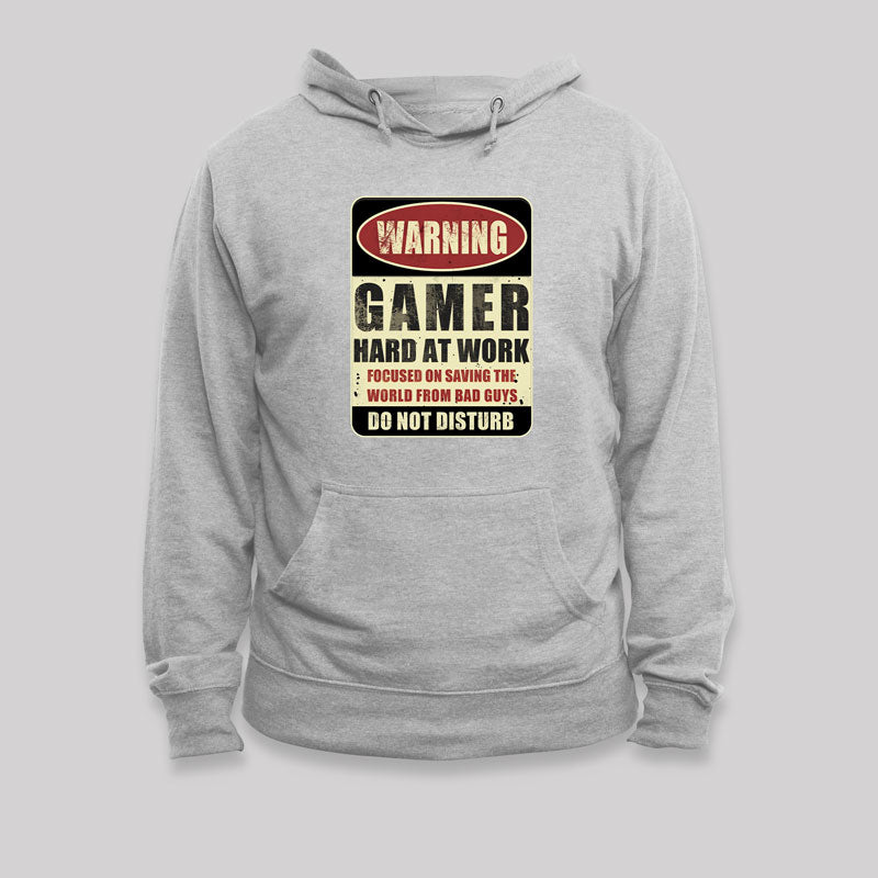 Warning Gamer Geek Hoodie