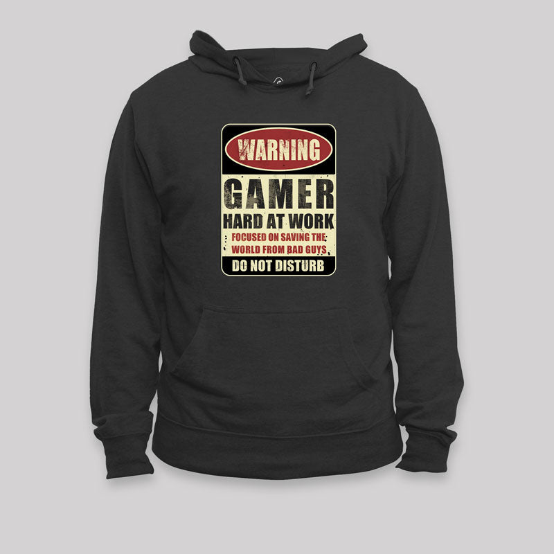 Warning Gamer Geek Hoodie