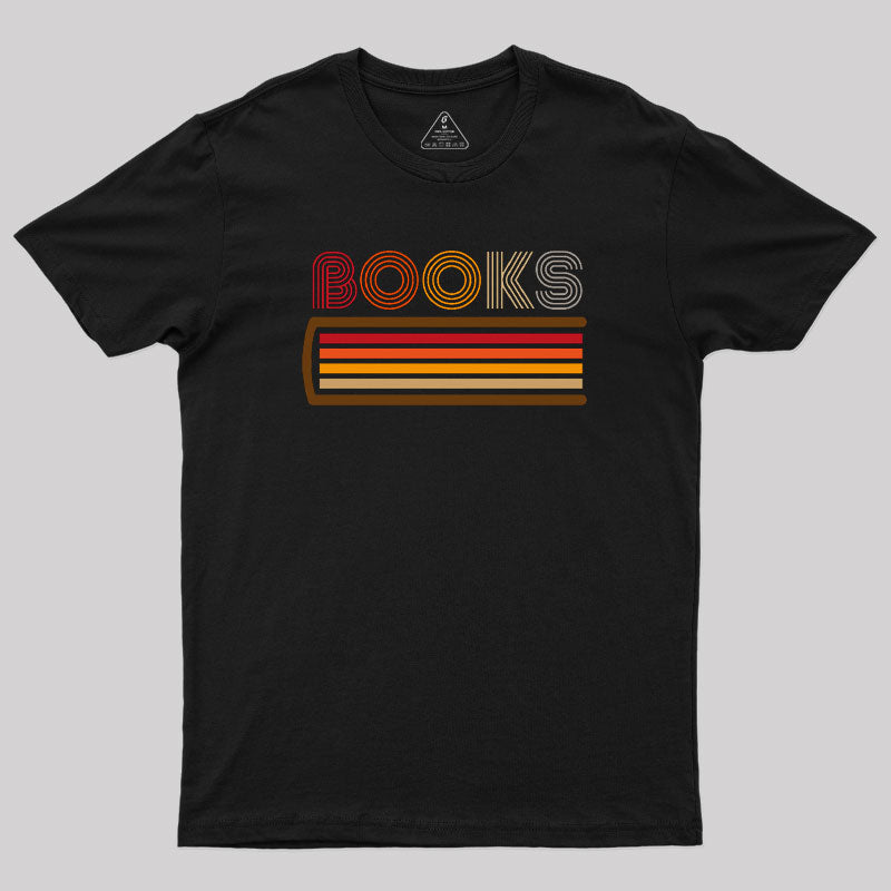 Retro Books Geek T-Shirt