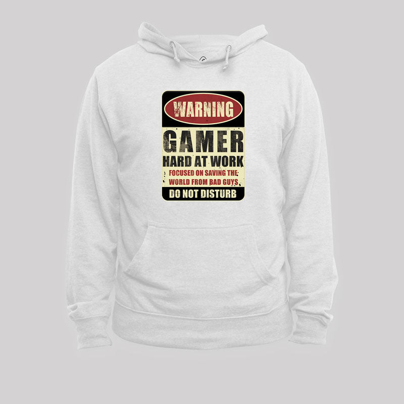 Warning Gamer Geek Hoodie