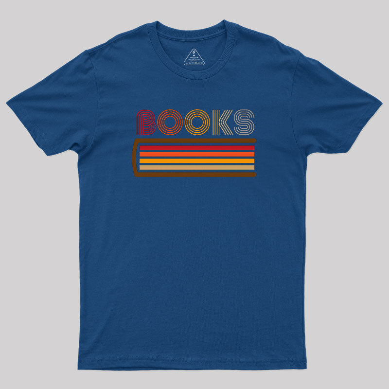 Retro Books Geek T-Shirt