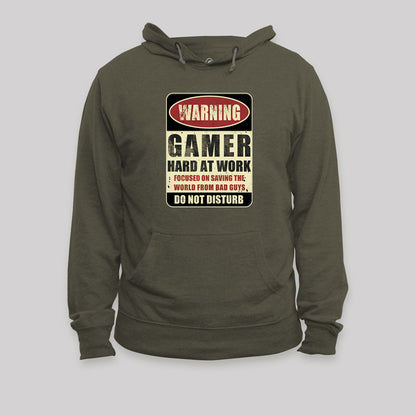 Warning Gamer Geek Hoodie