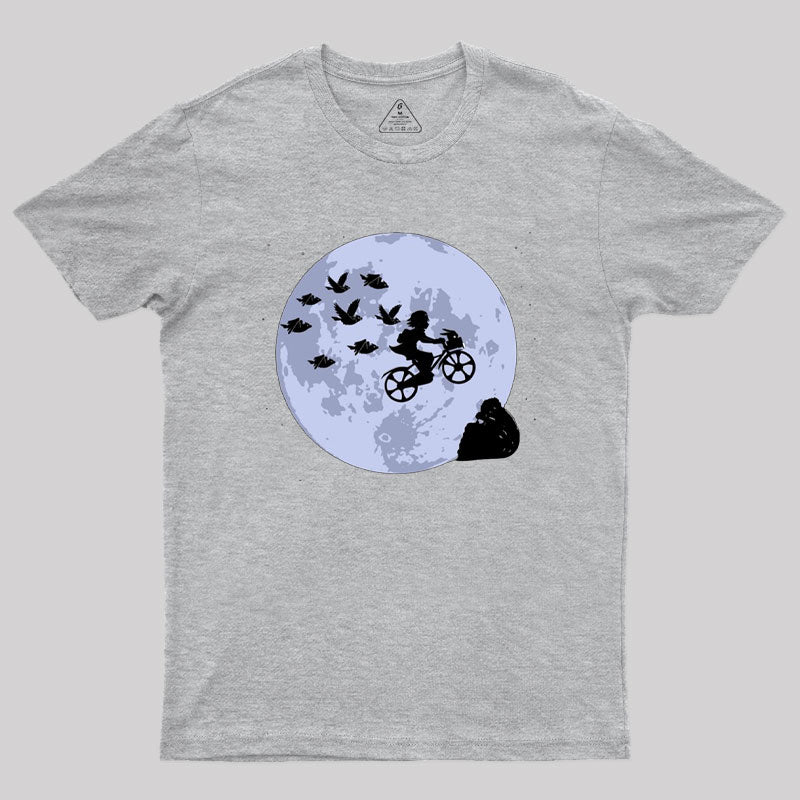 Ride Across the Moon Geek T-Shirt