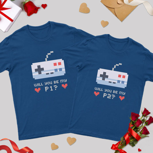 Will You Be My P2 Geek Couple T-Shirt