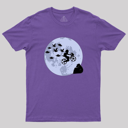 Ride Across the Moon Geek T-Shirt