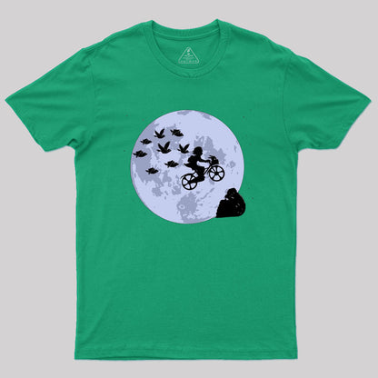 Ride Across the Moon Geek T-Shirt