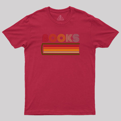 Retro Books Geek T-Shirt