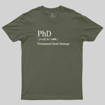 PhD, Permanet Head Damage T-Shirt