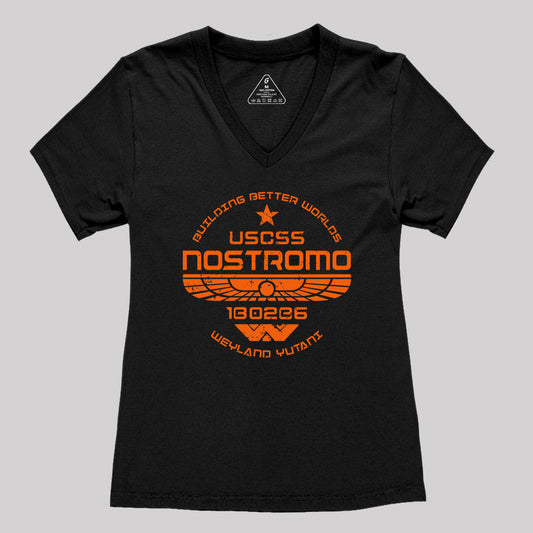 USCSS Nostromo Women's V-Neck T-shirt