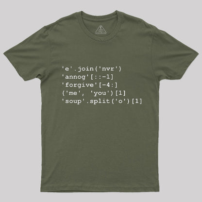 Rick Roll in Python T-Shirt