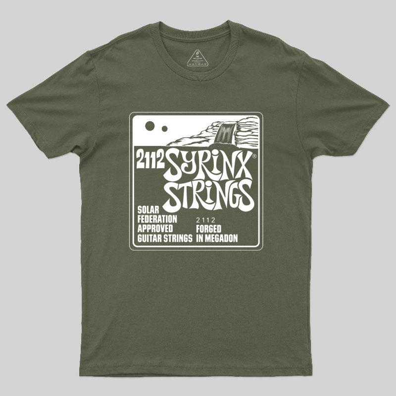 Syrinx Strings 2112 Rush T-Shirt