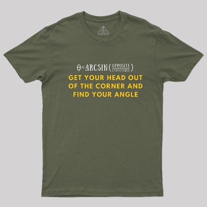 Funny Trigonometry Equation Nerdy Math T-Shirt