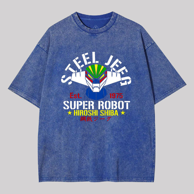 The 3rd Super Robot Geek Washed T-shirt