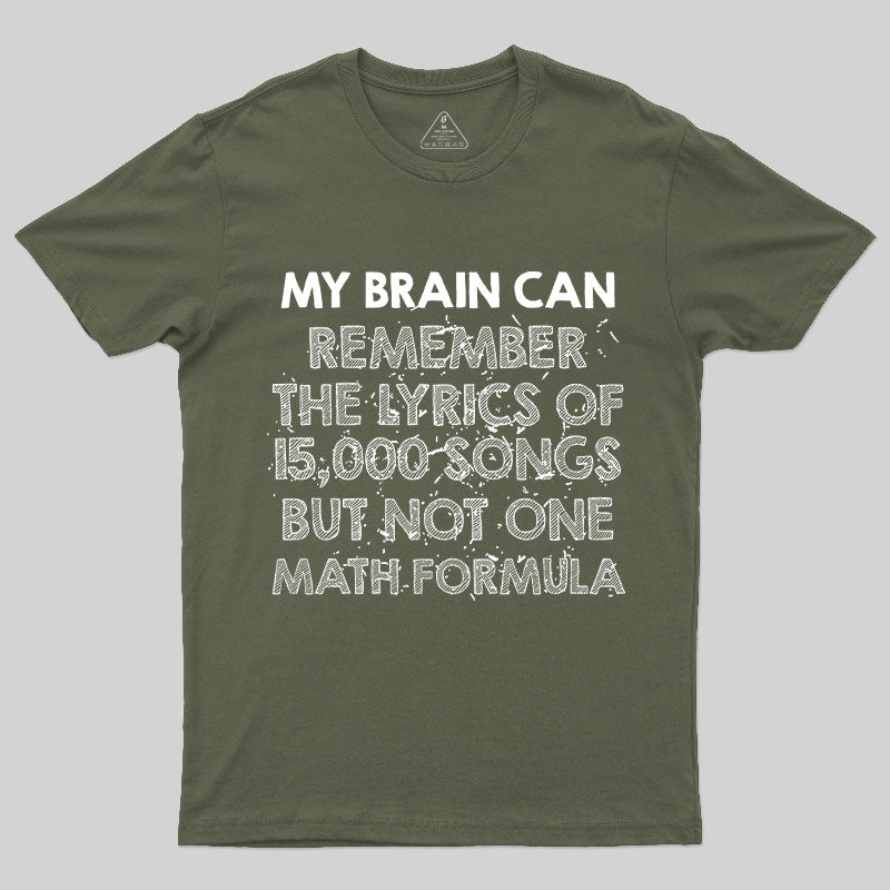 My Brain Can Remember T-Shirt