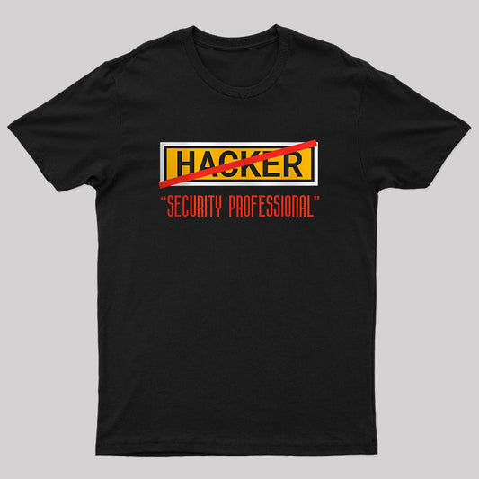 Hacker Security Professional T-Shirt