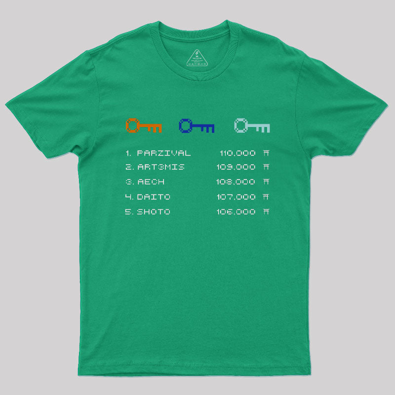 Ready Player One Leaderboard T-Shirt