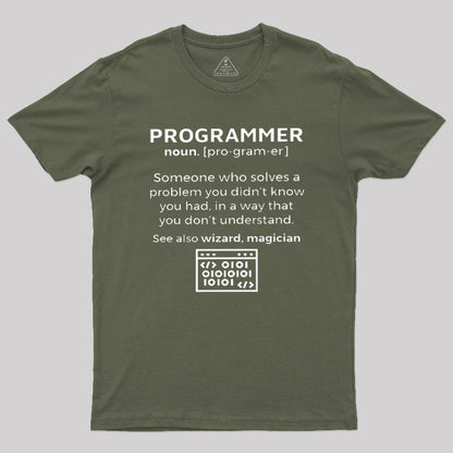 Funny Programmer Definition T-Shirt