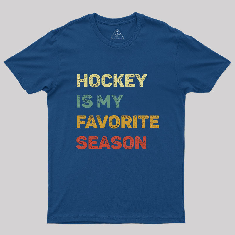 Hockey Is My Favorite Season Retro T-Shirt