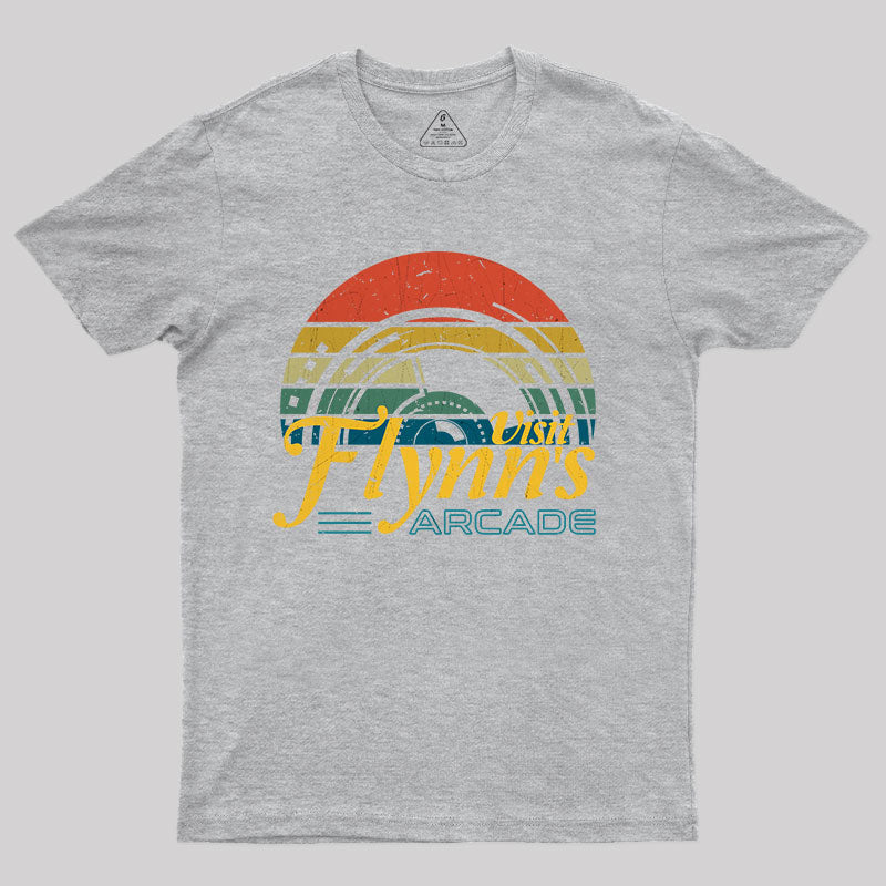 Vintage Sunset Visit Flynn's Arcade T-Shirt