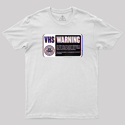 VHS Nostalgia Warning T-Shirt