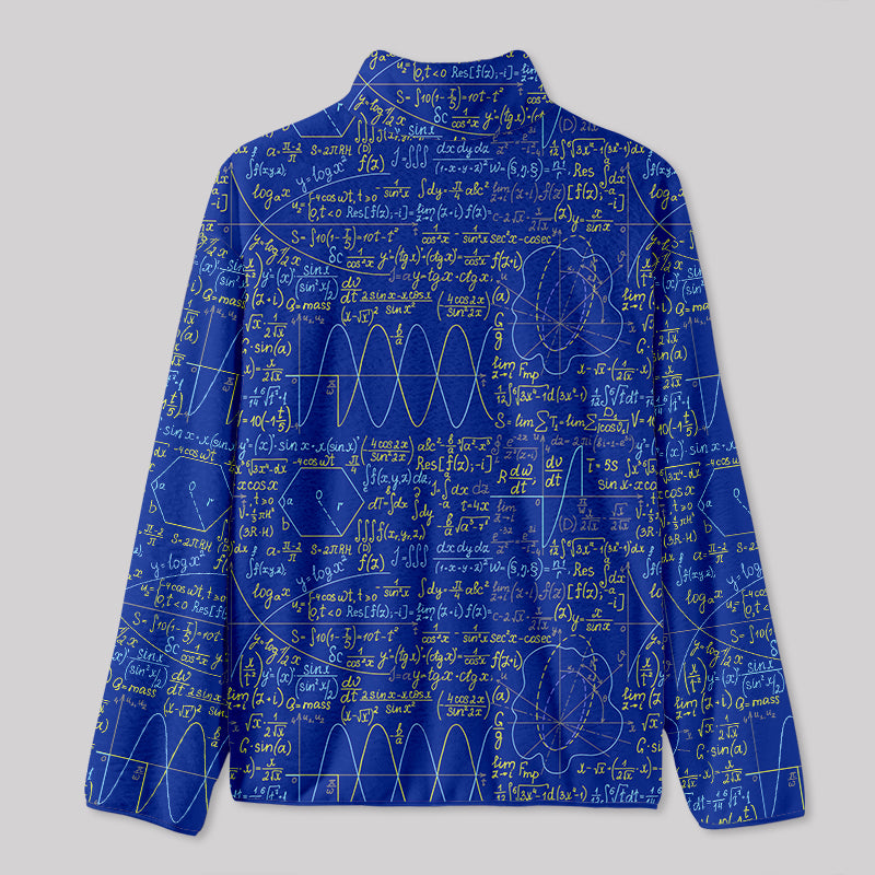 Math Function Curve Fleece Jacket