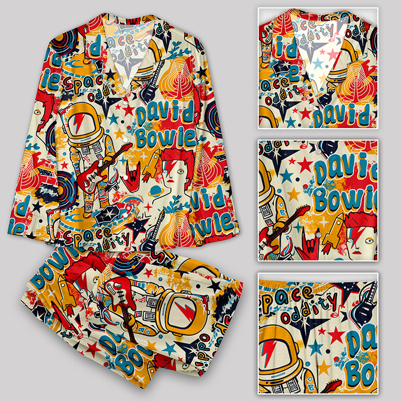 David Bowie Space Oddity Pajamas Set