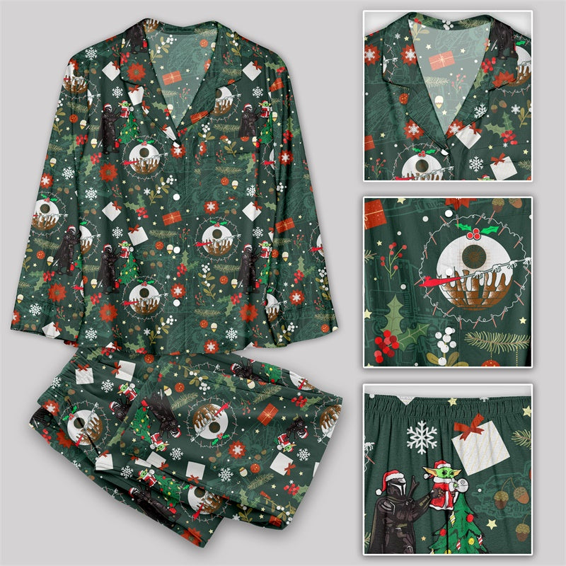 Christmas Star Wars Master Yoda Pajamas Set