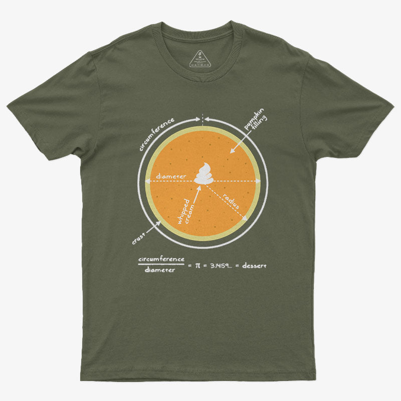 Math Pumpkin Pi Nerd T-Shirt