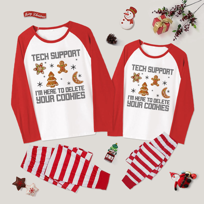 Funny Christmas Tech Support Computer Progra Family Christmas Pajama Sets