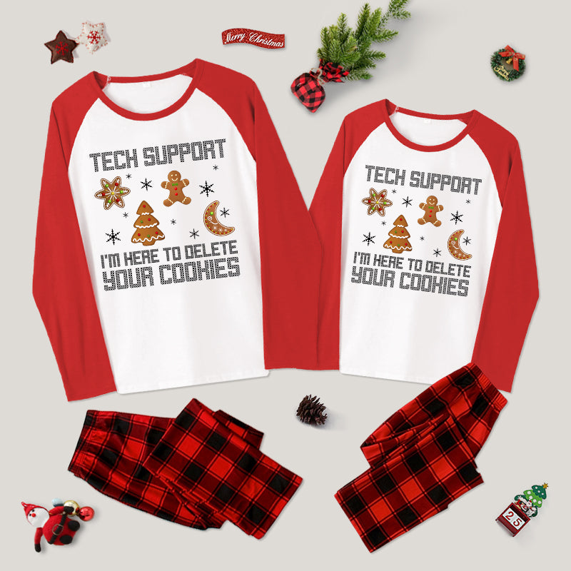 Funny Christmas Tech Support Computer Progra Family Christmas Pajama Sets