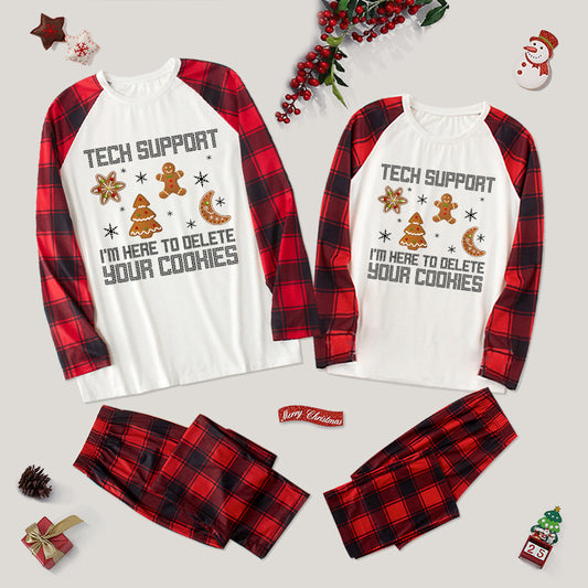 Funny Christmas Tech Support Computer Progra Family Christmas Pajama Sets