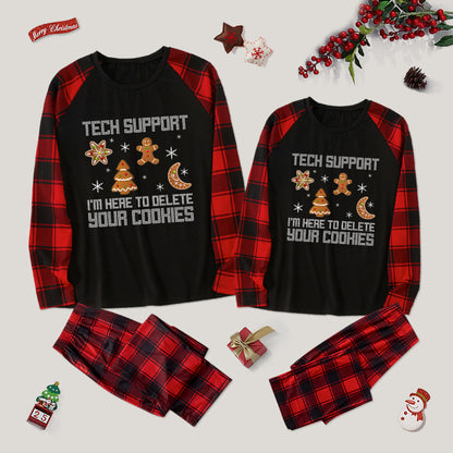 Funny Christmas Tech Support Computer Progra Family Christmas Pajama Sets