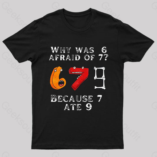 7 Ete 9 Geek T-Shirt Black / S