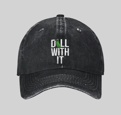 Dill With It Washed Vintage Baseball Cap