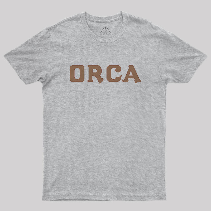 Jaws Orca Signage Geek T-Shirt