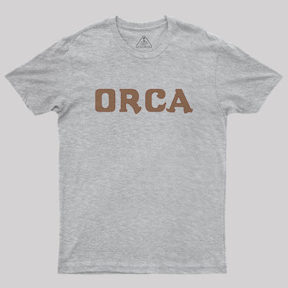 Jaws Orca Signage Geek T-Shirt