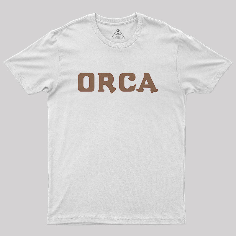 Jaws Orca Signage Geek T-Shirt