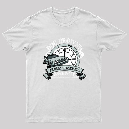 Doc Brown's Time Travel Agency Geek T-Shirt