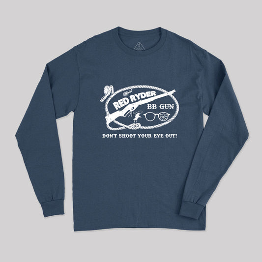 Christmas Story Red Ryder BB Gun Geek Long Sleeve T-Shirt