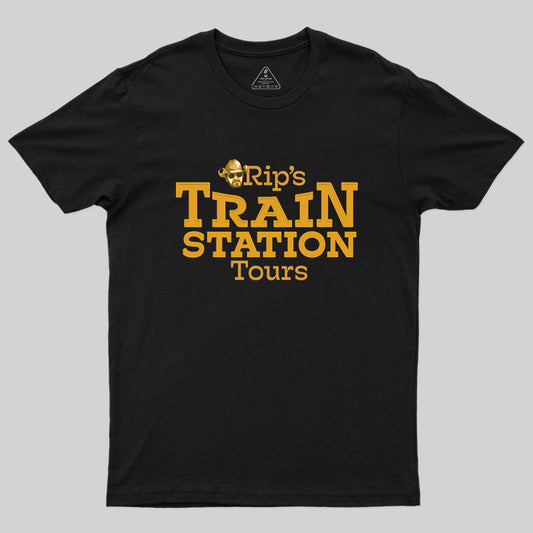 Rip's Train Station Tours Geek T-Shirt