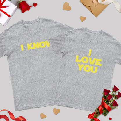 I Love You I Know Geek Couple T-Shirt