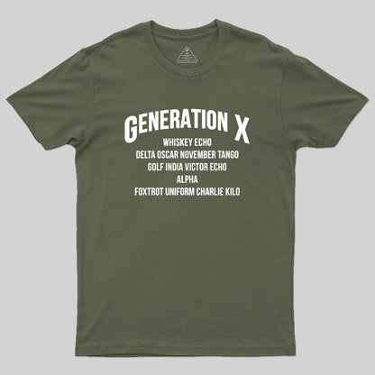 Gen X WDGAF Geek T-Shirt