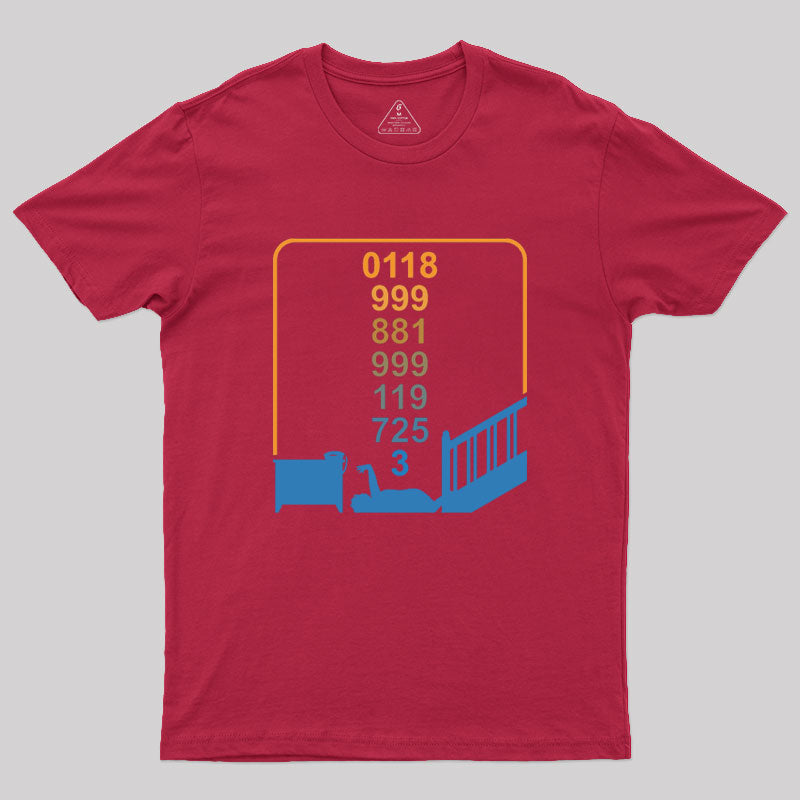 Emergency number Geek T-Shirt