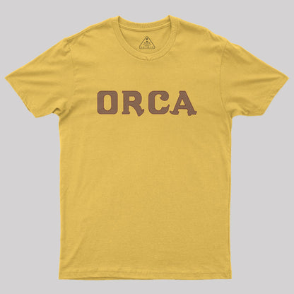 Jaws Orca Signage Geek T-Shirt